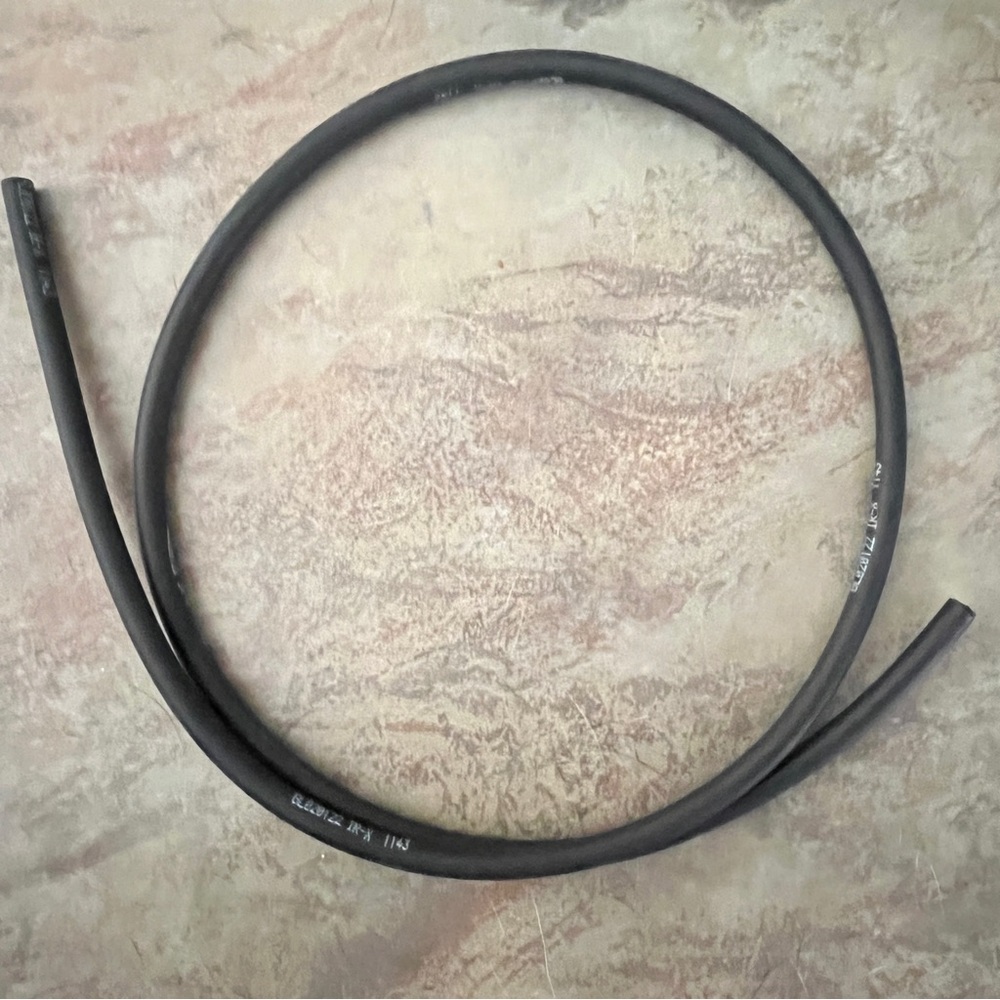 40 inches vacuum tubing inside New from Napa Auto Parts.